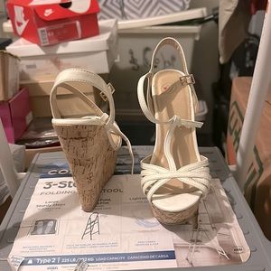 White wedges.  Very stylish.